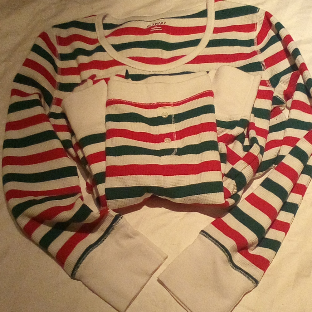 Old Navy Festive Long John's Sz L